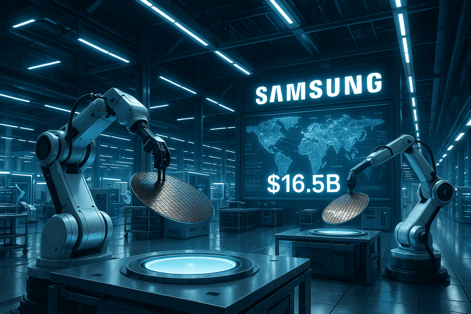 Samsung Electronics Signs $16.5B Deal to Supply Chips for Global Tech Firm