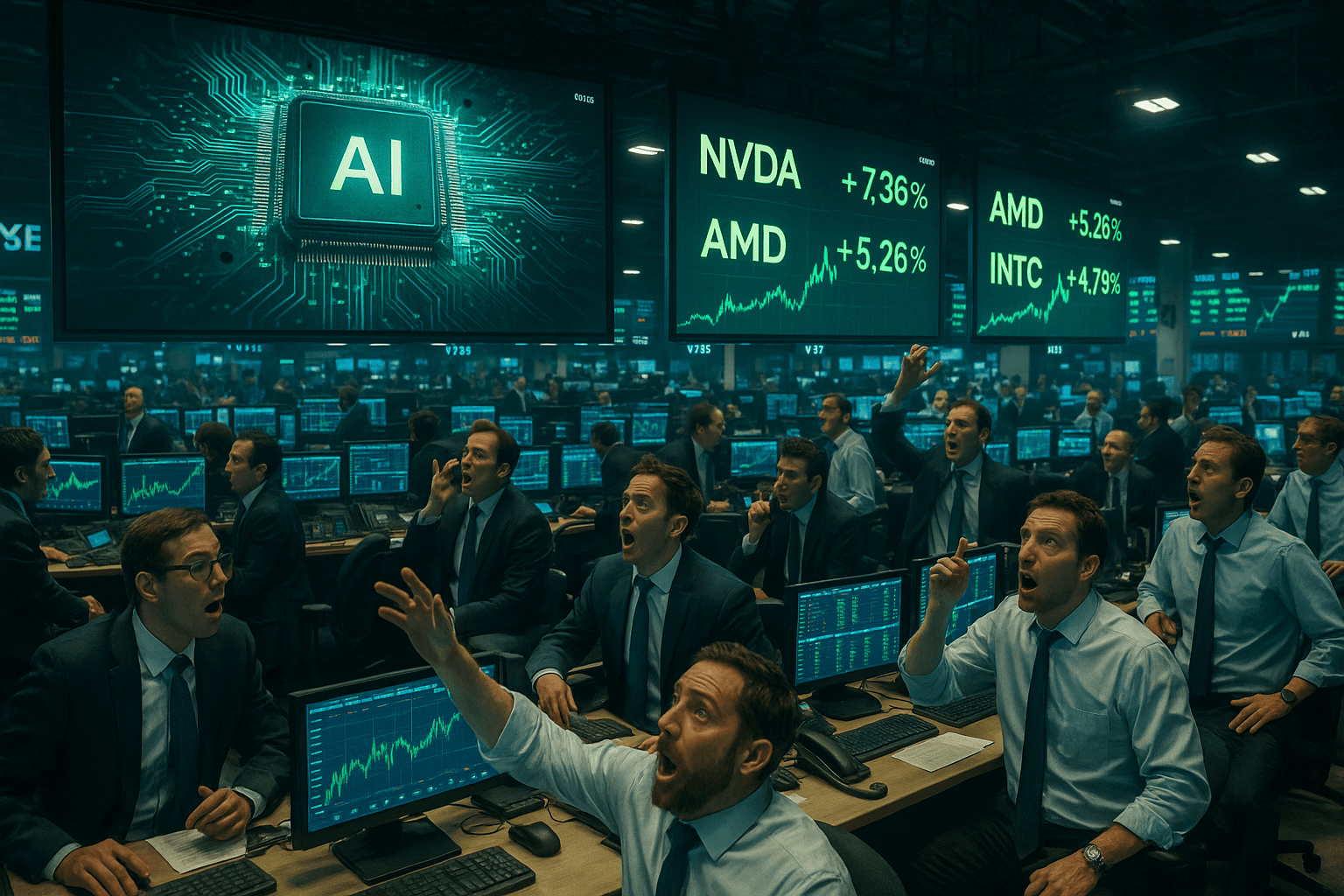 Tech Stocks Spark Rally as AI Titans Bounce Back Amid U.S. Shutdown Hope